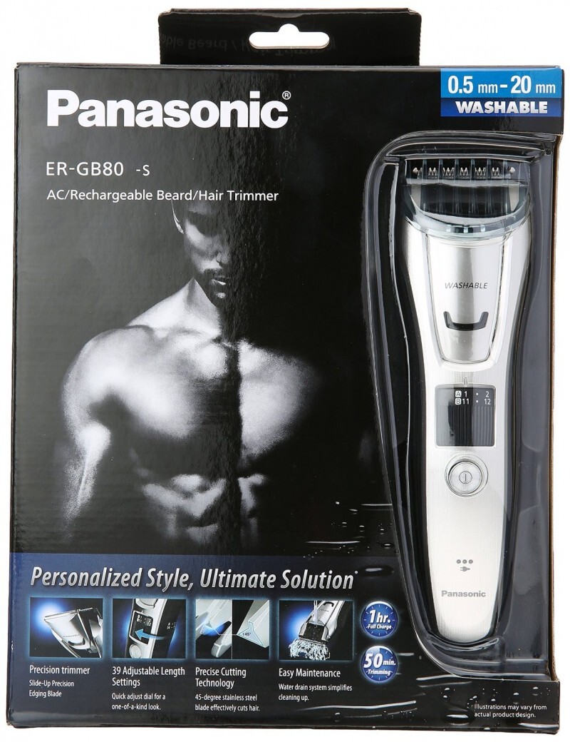 Panasonic ER-GB80-S Body and Beard Trimmer, Hair Clipper