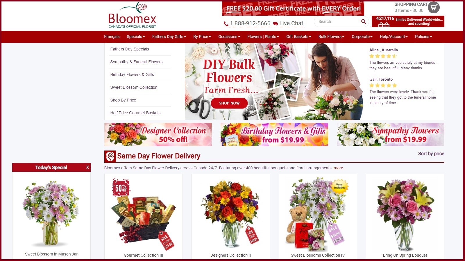 Bloomex Flowers Review: Fresh and Affordable Flowers Direct from Growers