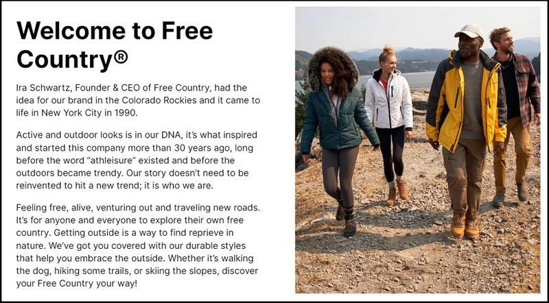About Free Country Jackets